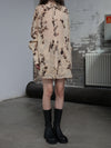 INTO THE EAST 25 Autumn/Winter Ramie Flower Shadow Lapel Shirt ITE-E1DGSS001KT21SH-QKQ Light Khaki